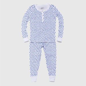 Roller Rabbit Pajamas (Blue Hearts) Kids {Size 12}